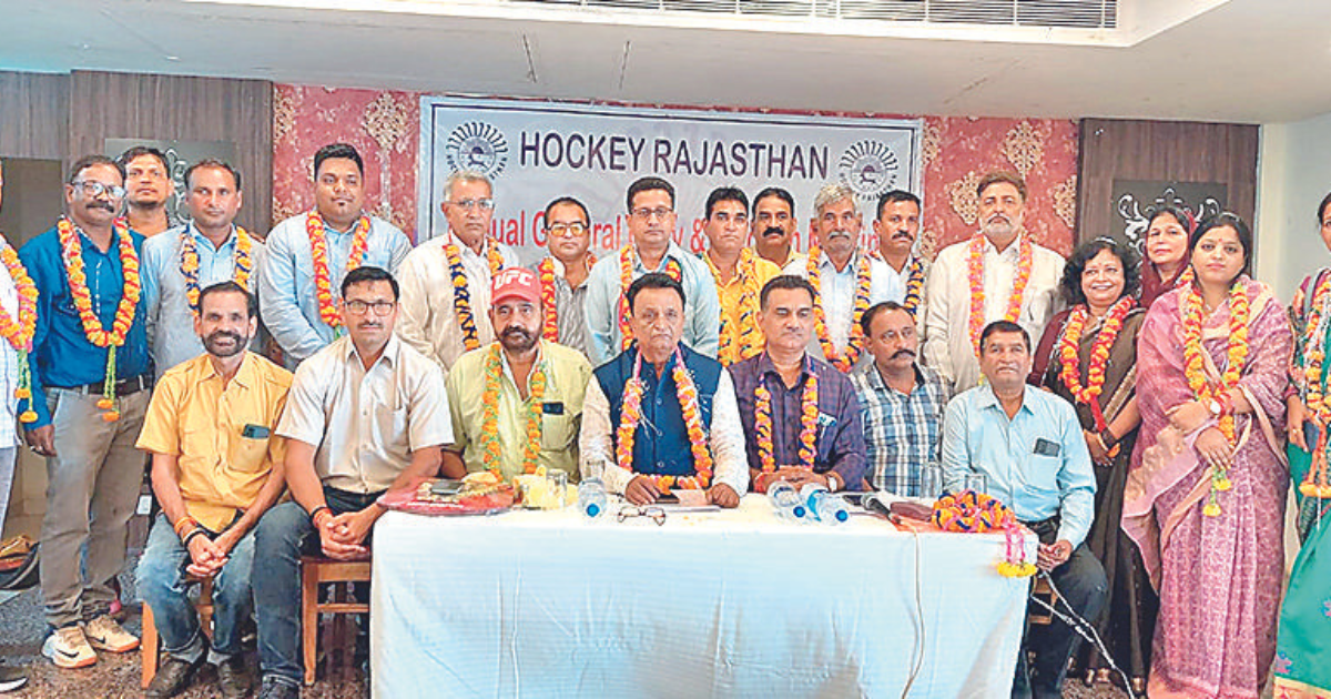 Arun Saraswat elected unopposed as President of Hockey Rajasthan